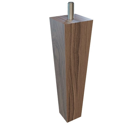 Designs Of Distinction 6" Square Tapered Leg - Walnut 01244006WL6